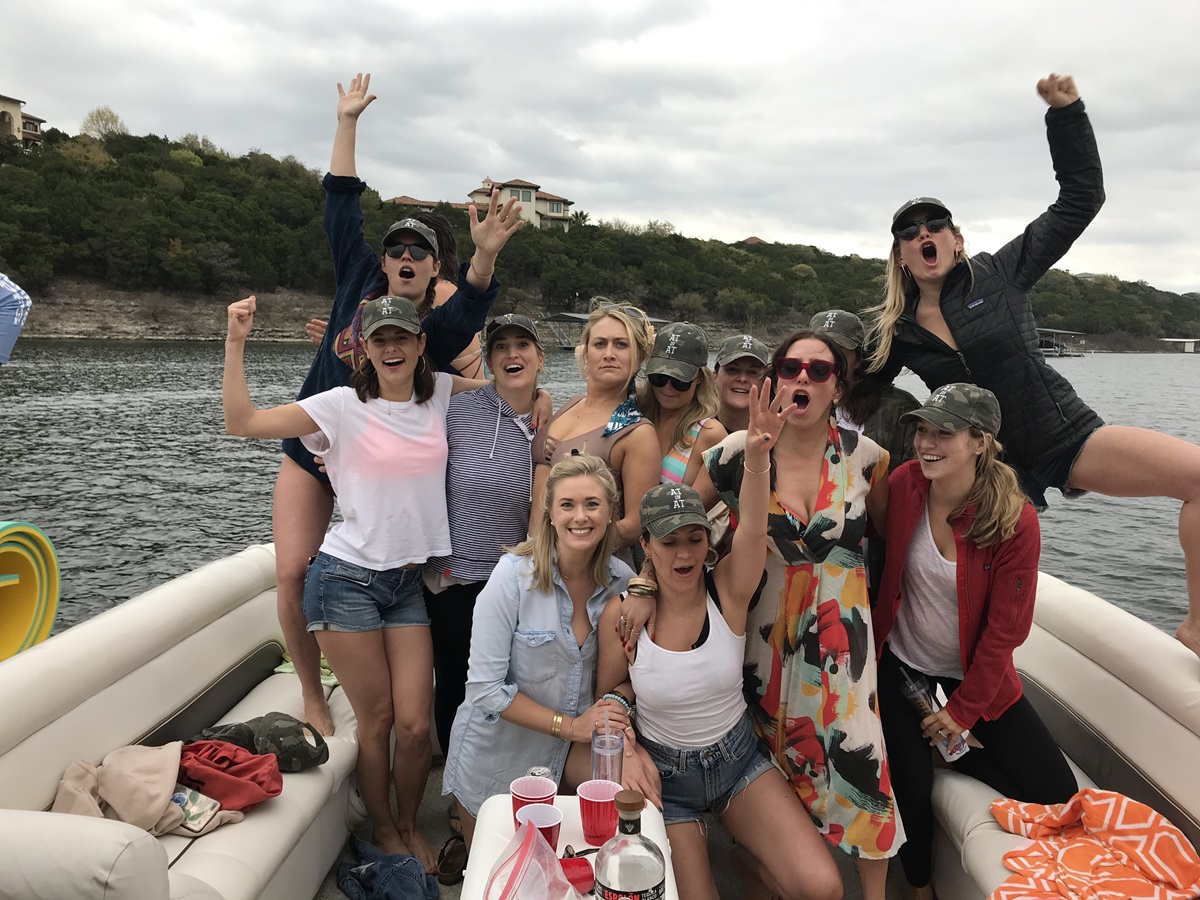 girls on party boat