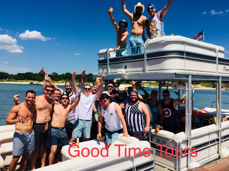 bachelor party on a boat on lake travis in austin tx